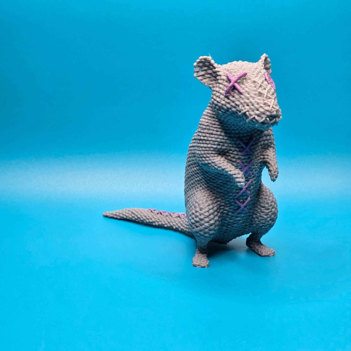 Ratley the Rat | 3D Printed Stitchling Figurine - Impishly Yours