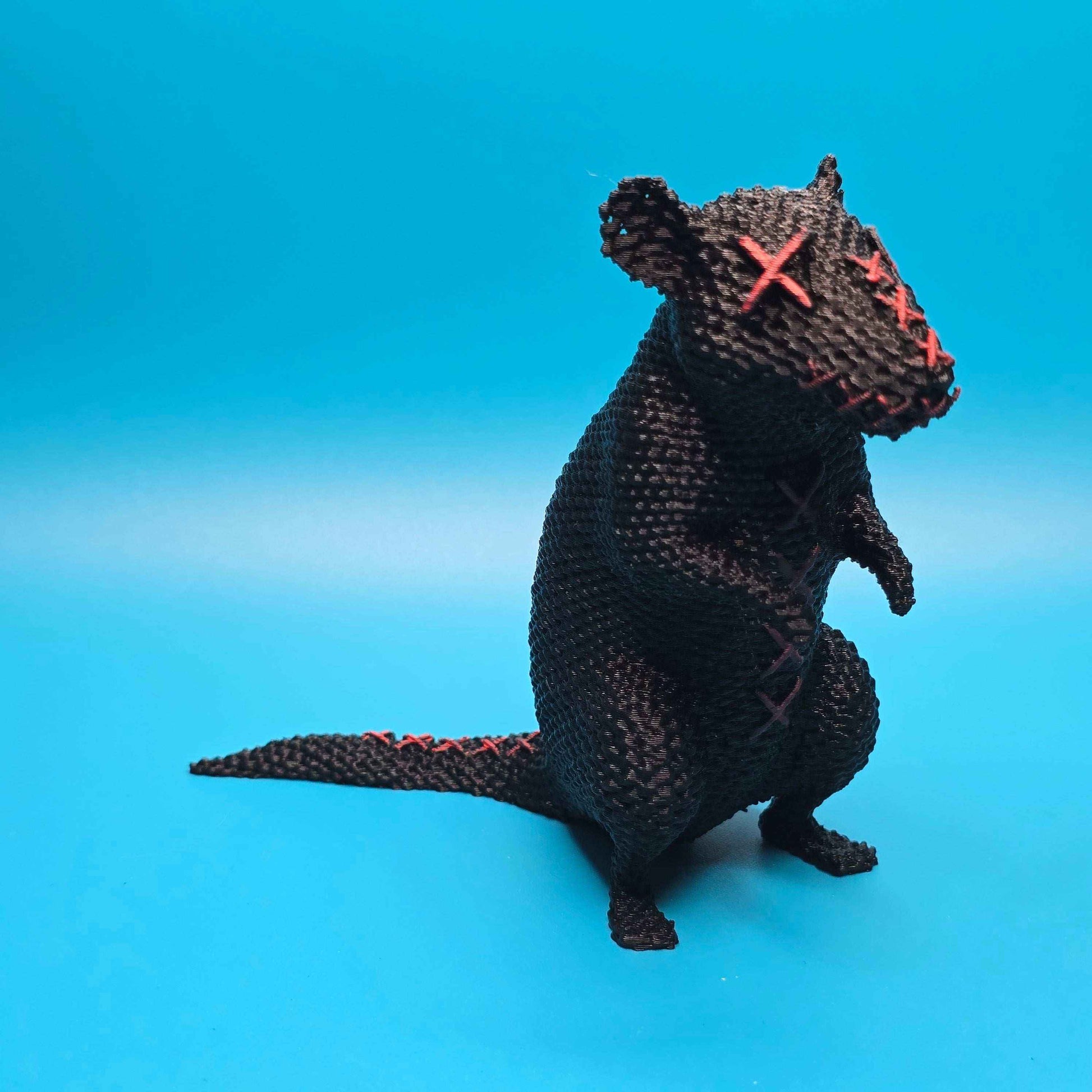 Ratley the Rat | 3D Printed Stitchling Figurine - Impishly Yours