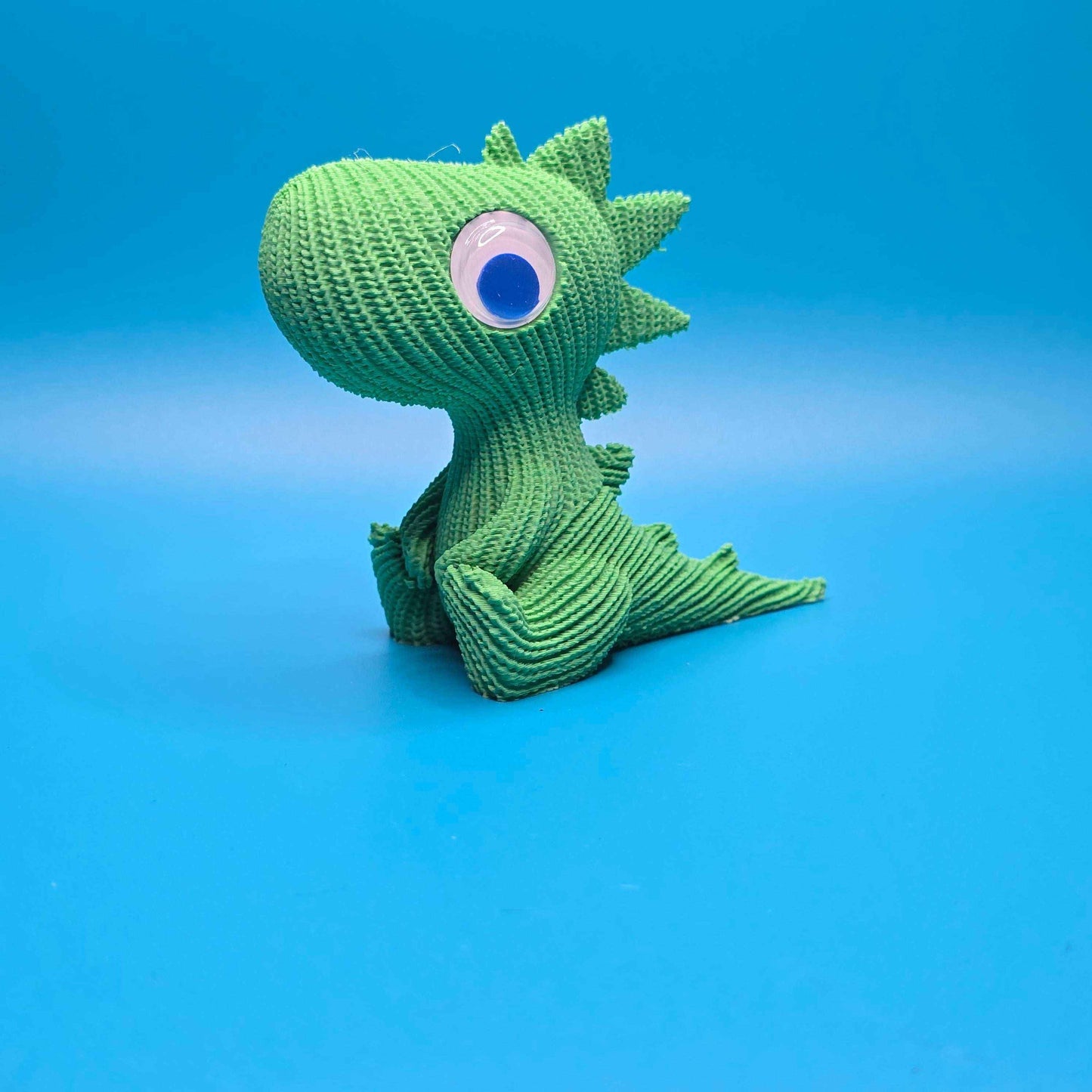 Rex the T - Rex | Cute Knitted 3D Printed Figurine - Impishly Yours