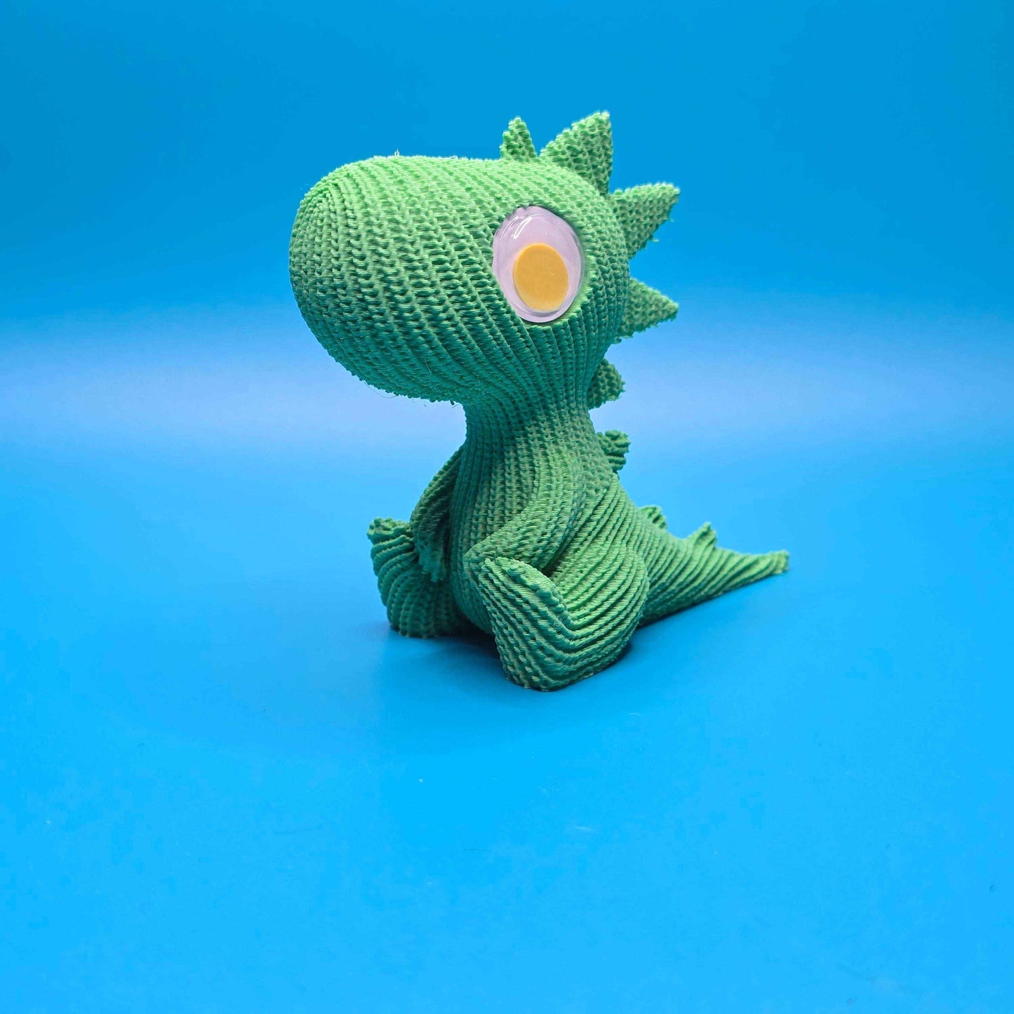 Rex the T - Rex | Cute Knitted 3D Printed Figurine - Impishly Yours