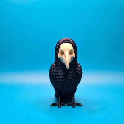 Scully the Crow | 3D Printed Stitchling Figurine - Impishly Yours