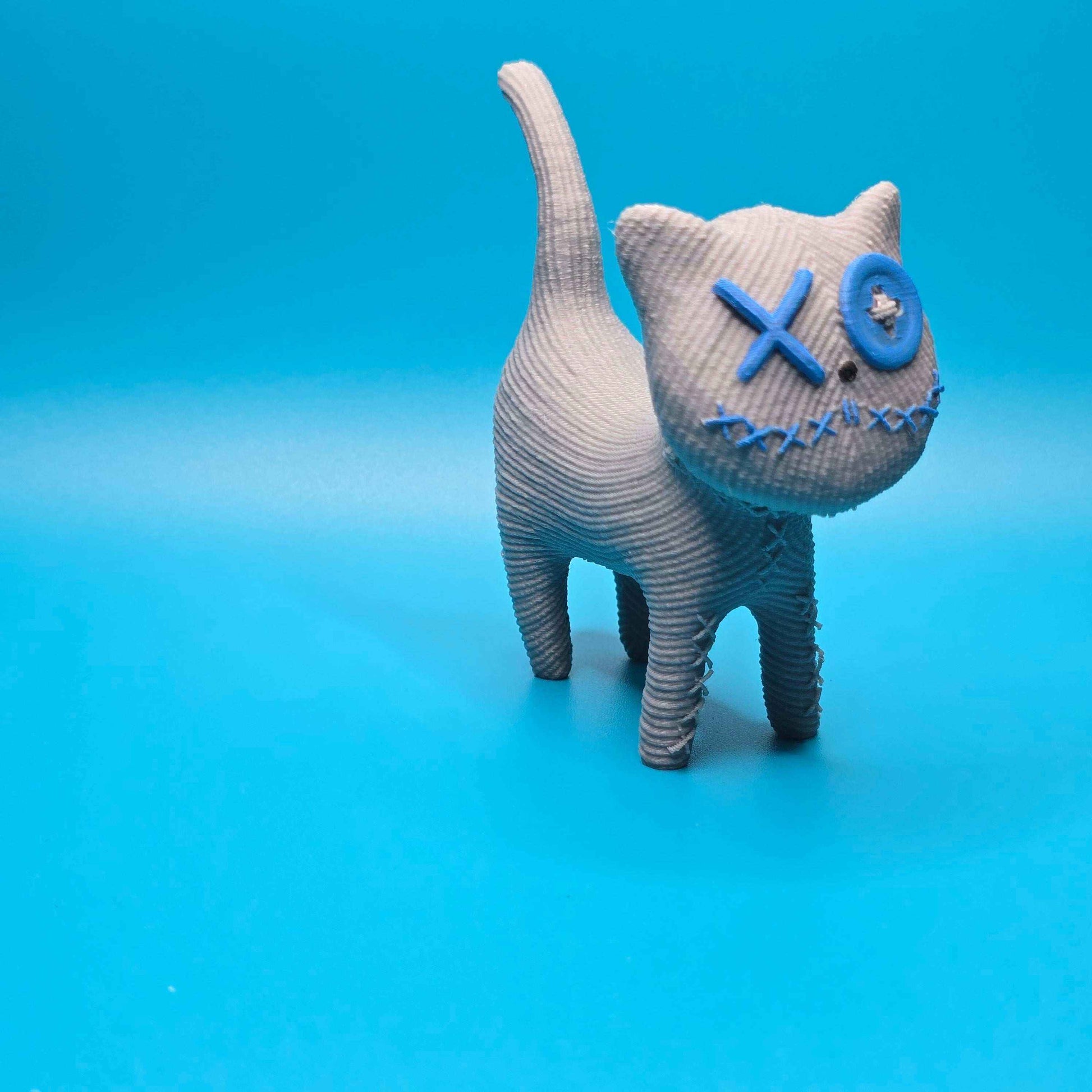 Sewphisto the Cat | 3D Printed Stitchling Figurine - Impishly Yours