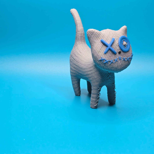 Sewphisto the Cat | 3D Printed Stitchling Figurine - Impishly Yours