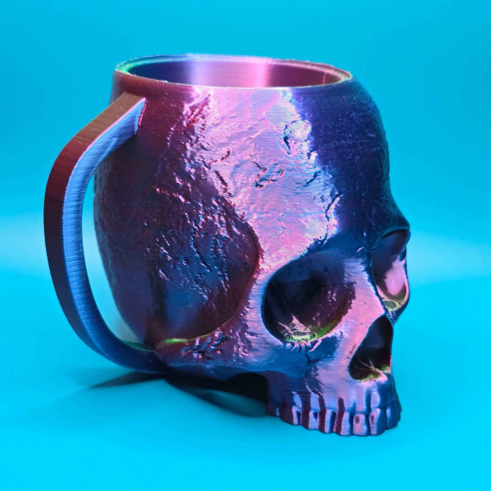 Skull Mug | 3D Printed Creepy - Cute Drinkware - Impishly Yours