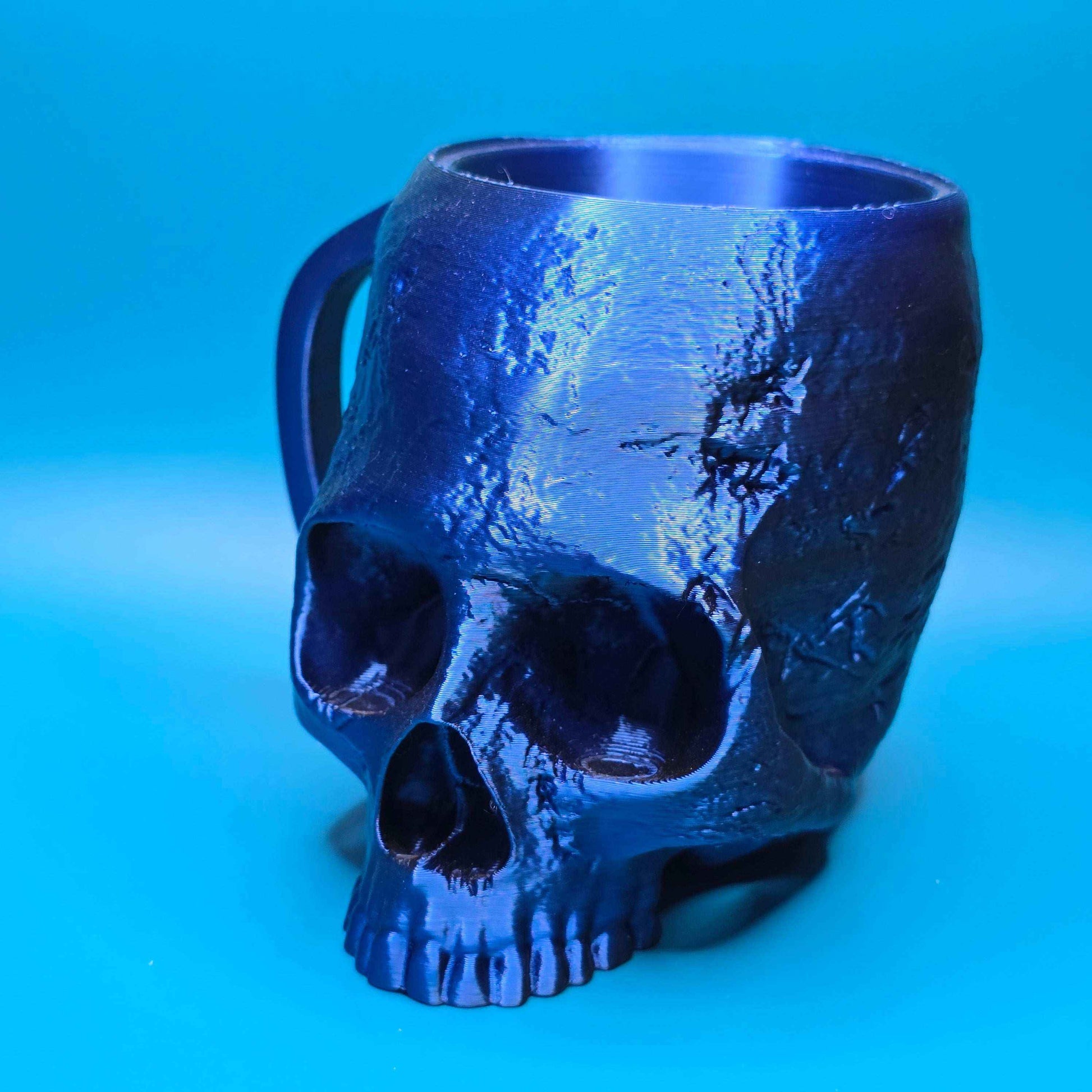 Skull Mug | 3D Printed Creepy - Cute Drinkware - Impishly Yours