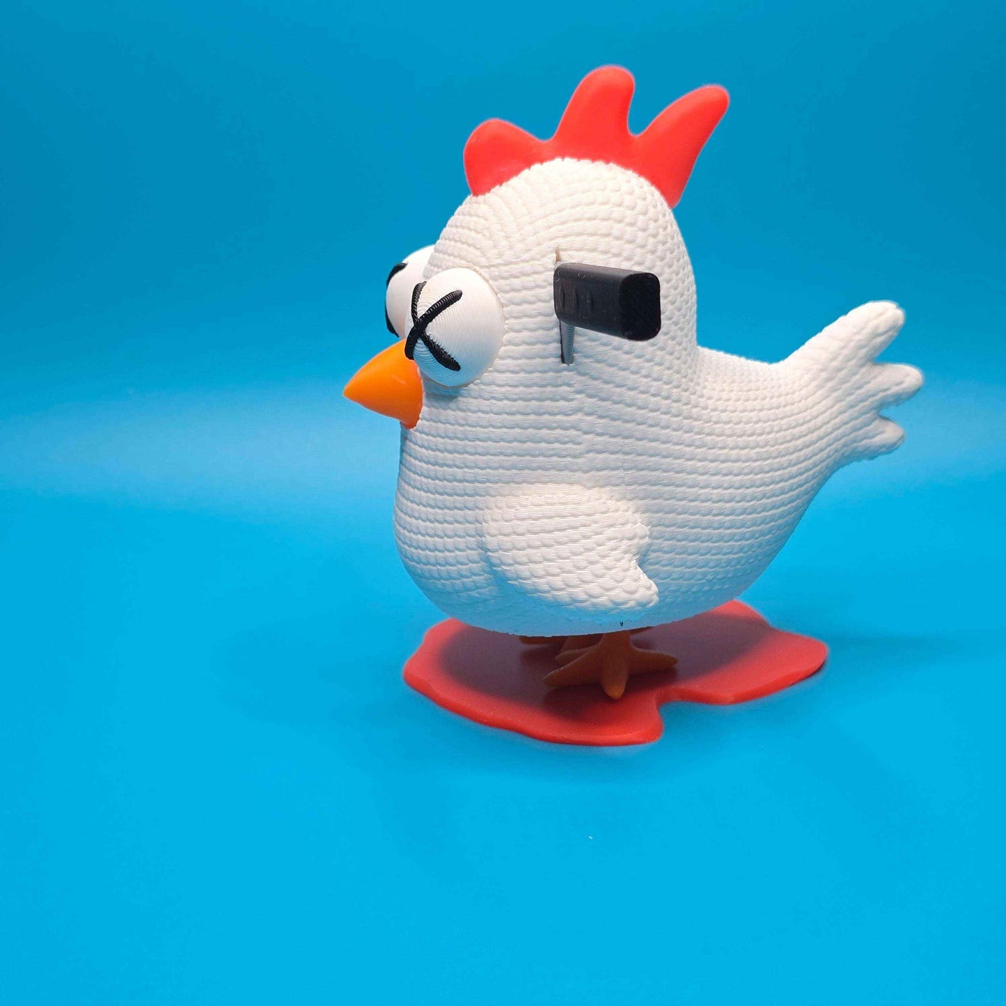 Stabbert the Chicken | Cute But Killed 3D Printed Figurine - Impishly Yours