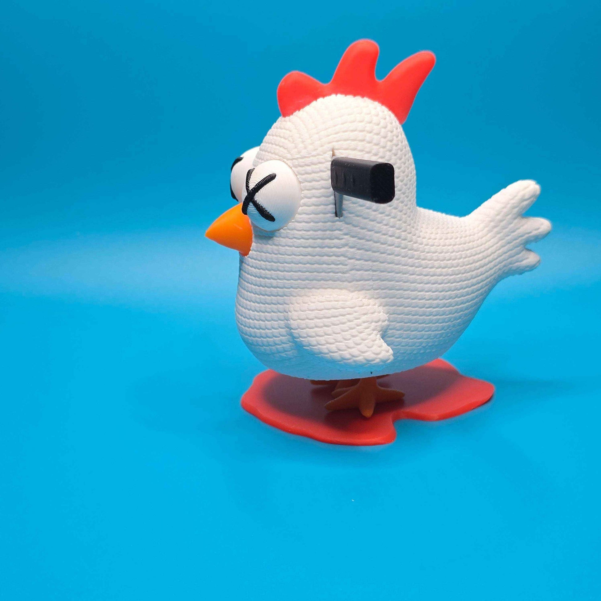 Stabbert the Chicken | Cute But Killed 3D Printed Figurine - Impishly Yours