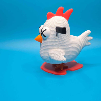 Stabbert the Chicken | Cute But Killed 3D Printed Figurine - Impishly Yours