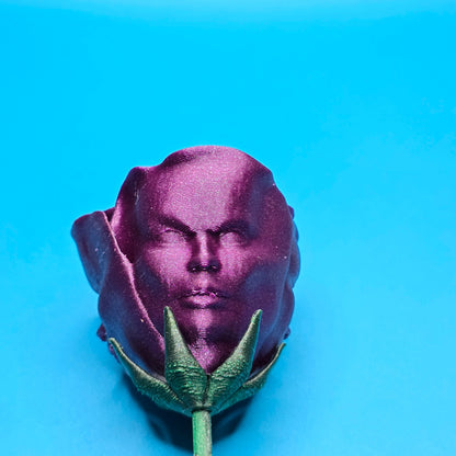 The Awakened Rose | 3D Printed Figurine with Three Faces - Impishly Yours