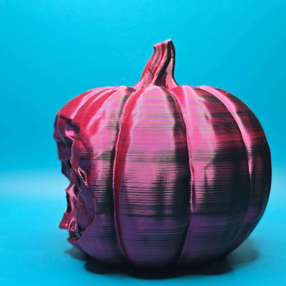 The Forbidden Pumpkin | 3D Printed Figurine with Embedded Skulls - Impishly Yours