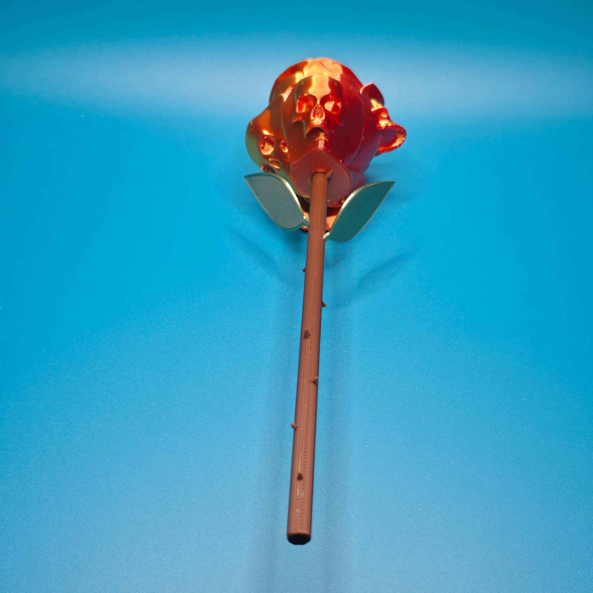 The Forbidden Rose | Creepy - Cute Rose Figurine with Skull Petals - Impishly Yours