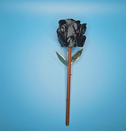 The Forbidden Rose | Creepy - Cute Rose Figurine with Skull Petals - Impishly Yours