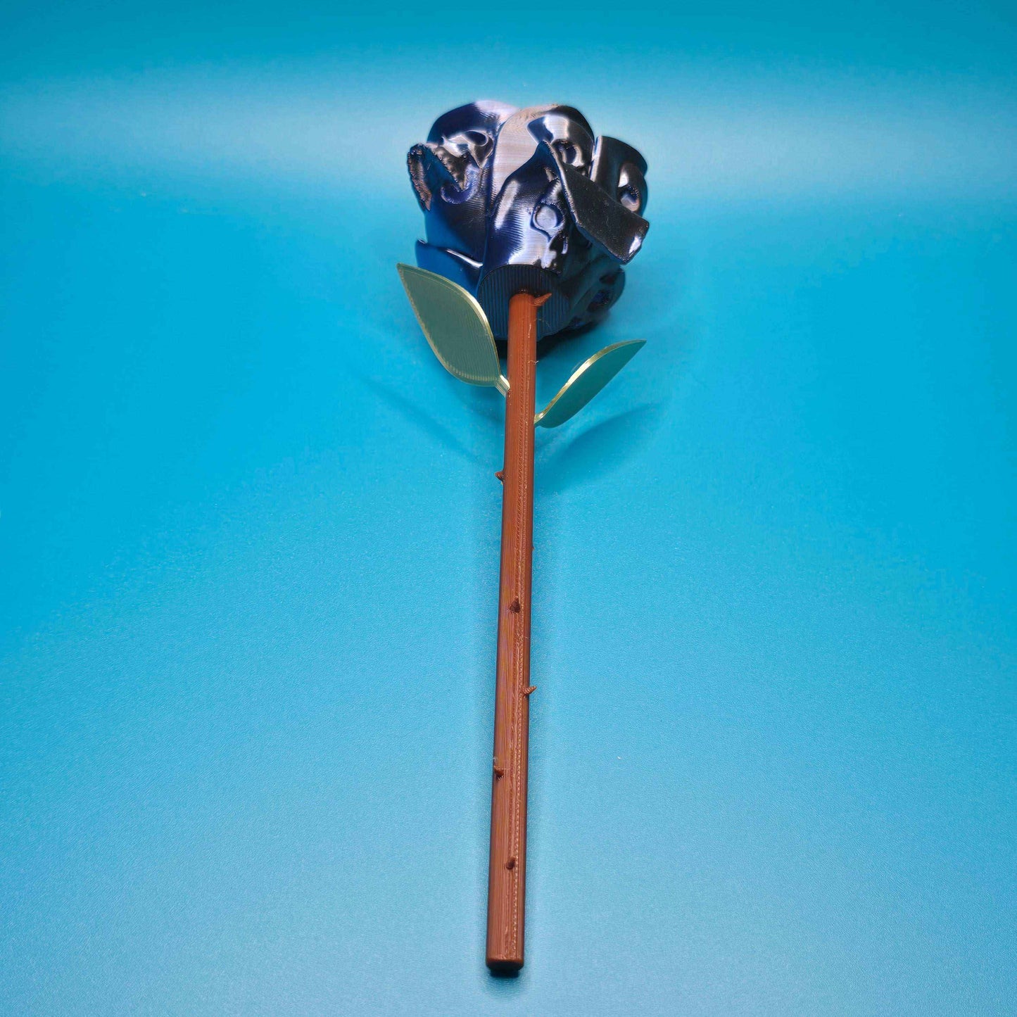 The Forbidden Rose | Creepy - Cute Rose Figurine with Skull Petals - Impishly Yours