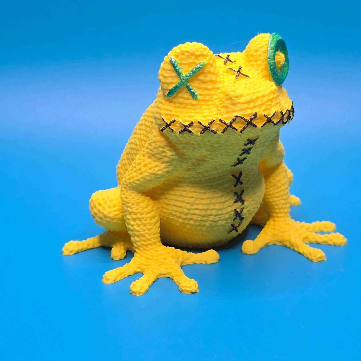 Toadrick the Toad | 3D Printed Stitchling Figurine - Impishly Yours