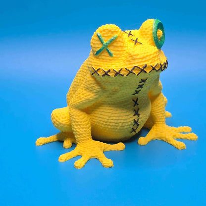 Toadrick the Toad | 3D Printed Stitchling Figurine - Impishly Yours