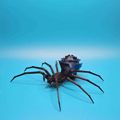 Widow’s Bloom | Creepy - Cute Spider Figurine with Floral Back - Impishly Yours